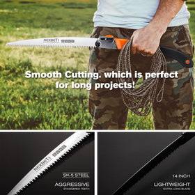 REXBETI folding saw folded compact for easy backpacking storage