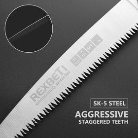 REXBETI folding mechanism keeps blade safely tucked away when folded