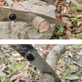 REXBETI folding saw for dry wood and yard work efficiency
