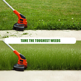 Rexinc 6-blade configuration enhances edging and precise trimming.