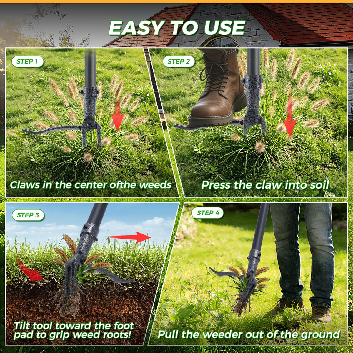 RexWeed root removal without chemicals to prevent regrowth