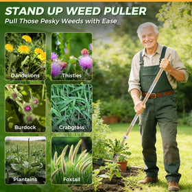 RexWeed rust-resistant stainless steel claws ensure long-lasting performance