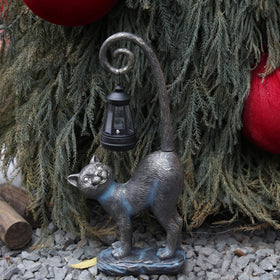 REYISO small-scale cat garden statue ideal for gifts.