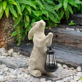 REYISO solar powered garden light recharges by day for evening glow