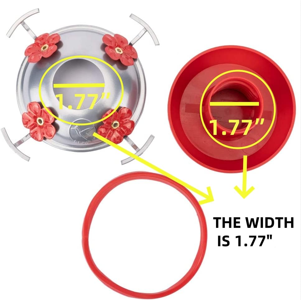 REZIPO base shows silver cover with red flower and perches for durability and appeal.