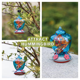 REZIPO hummingbird feeder hanging wires offer versatile placement in garden or patio.