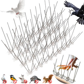 RGBRW Deterrent spikes reduce mess and nesting sites around homes and businesses.