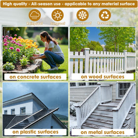 RGBRW Bird Spikes deter pigeons and small animals from roofs and fences.