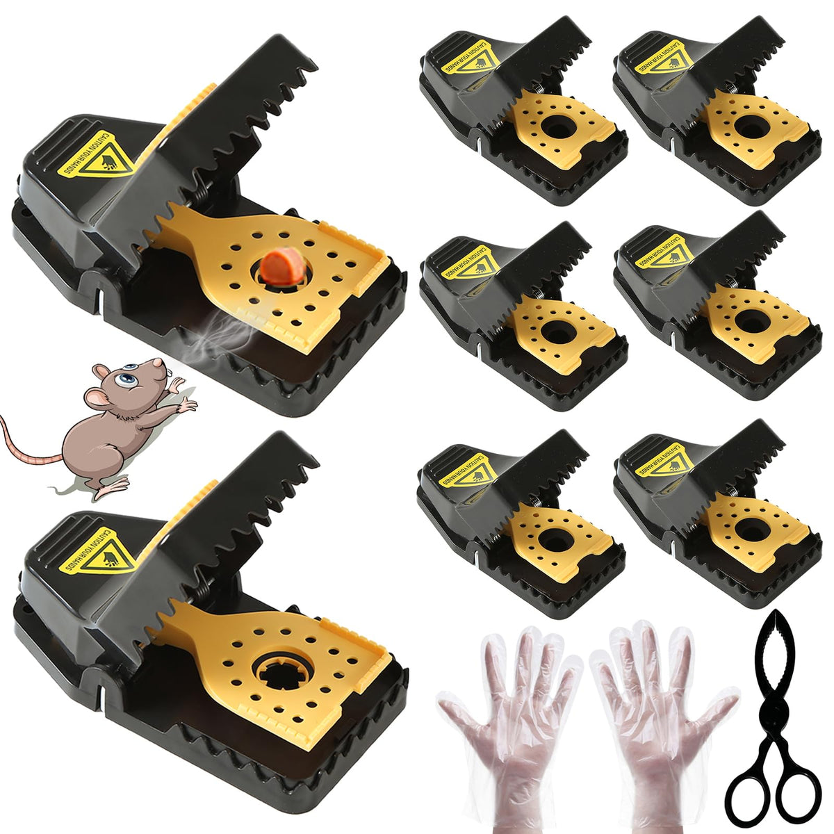 RGBRW mouse trap set shows quick-action design for fast indoor capture.