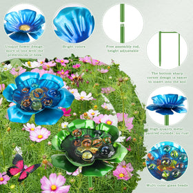 RGJ Bee Watering Station with detachable stakes for adjustable height