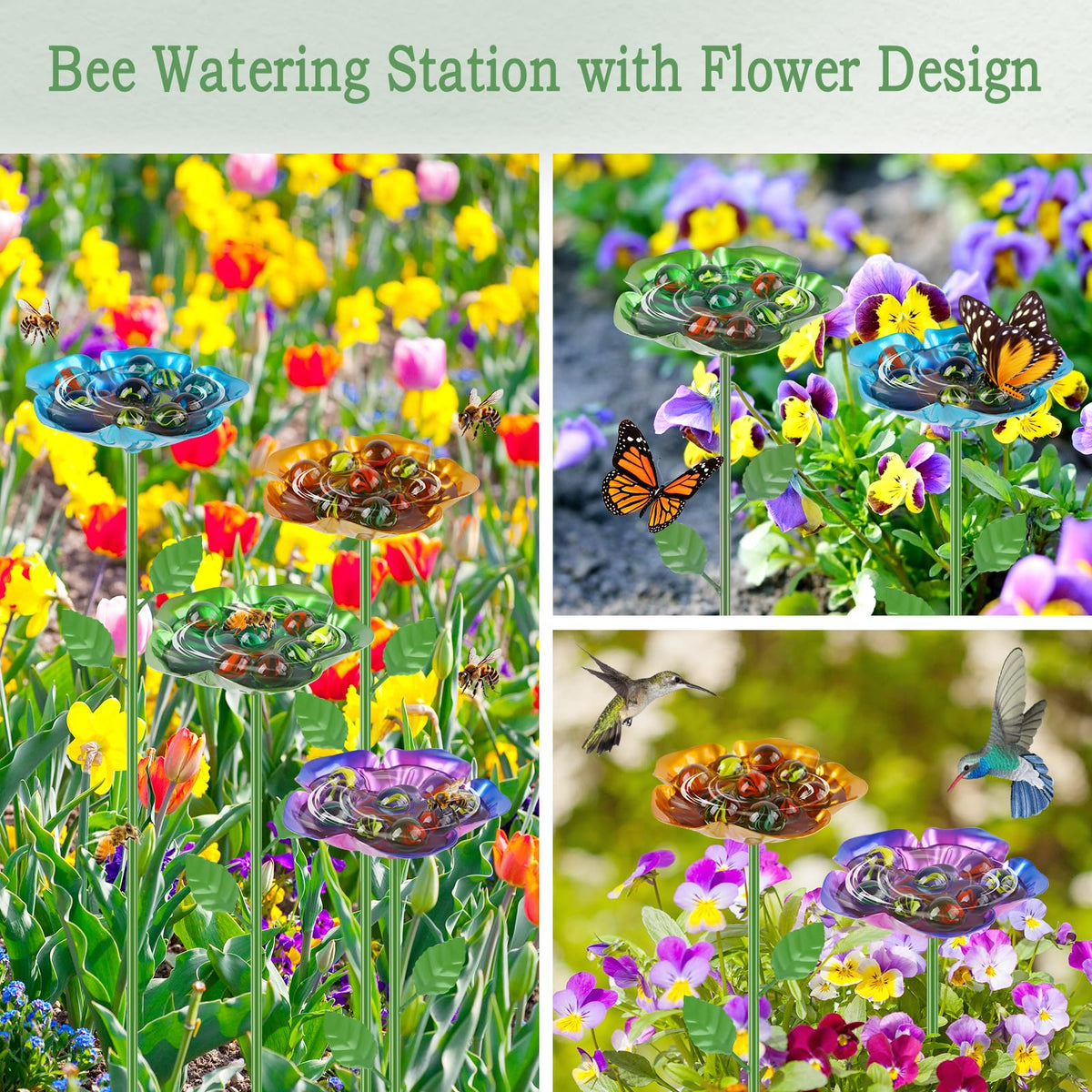 rgj easy-install bee water station for quick outdoor decorating