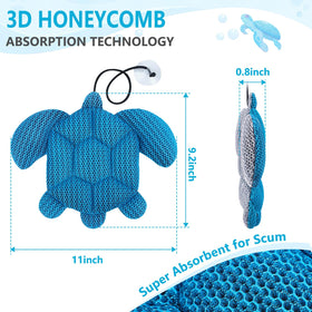 RGJ Turtle sponge floats on water to collect oils in your spa