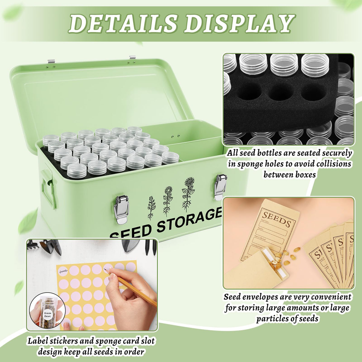 RGJ light-proof environment helps limit light exposure, supporting seed freshness.