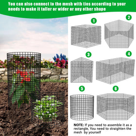 RGJ modular design supports round or rectangular cages for different plants.