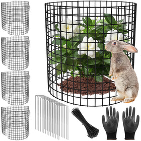 RGJ plant protector mesh panel set ready for assembly, offering flexible protection for young plants.
