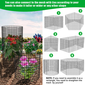RGJ garden protection on roses and lettuce demonstrates versatile use.