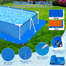 RGJ pool liner pad corners and grommets ensure secure setup and durability.
