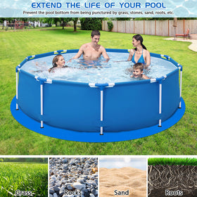 RGJ puncture-protection pad keeps pool bottom smooth and reduces friction.