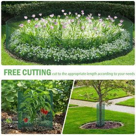 RGJ ties connect sections for a stable garden shield.
