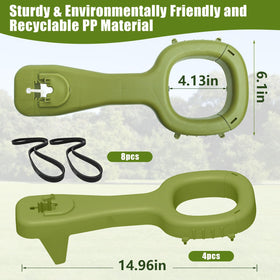 RGJ tree supports 4inch growth ring provides space for sapling growth and stability