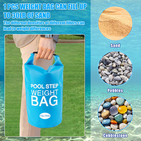 RGJ universal-fit weights work with most above-ground pool steps.