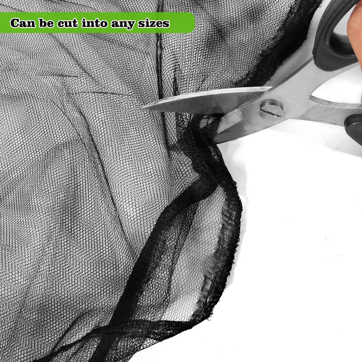 RGQSUN 40D polyester garden netting combines durability with easy daily care