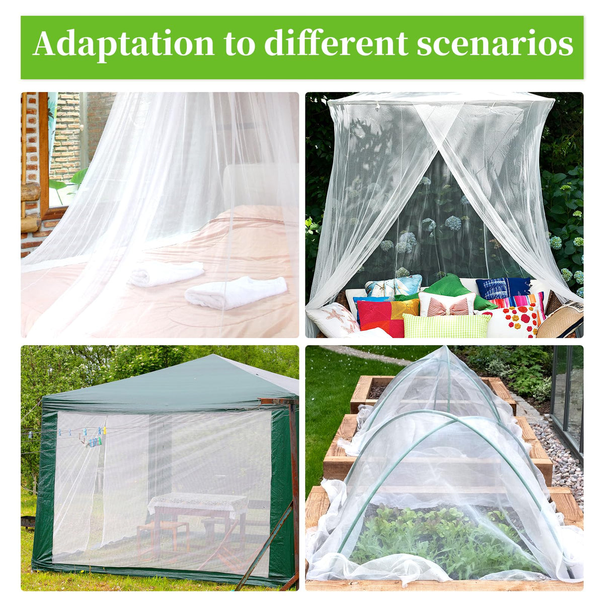RGQSUN netting doubles as decor or party backdrop for outdoor events.