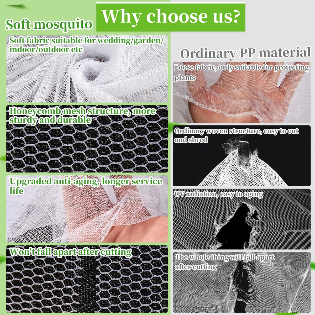 RGQSUN versatile indoor and outdoor use for gardens, patios, gazebos, and more.