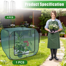RGQSUN large pest guard cover provides wider protection for vegetables.