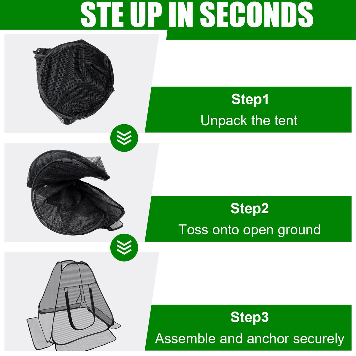 RGQSUN pop-up garden netting cover breathable mesh allows light and water.