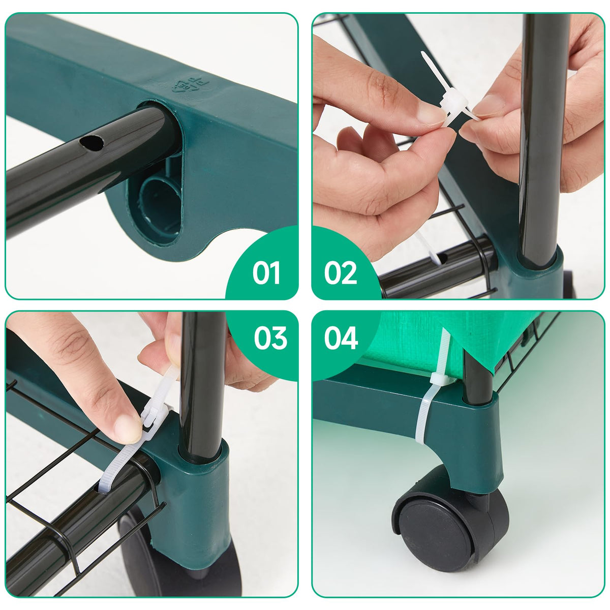 RHAHA adjustable shelves maximize space on a compact footprint