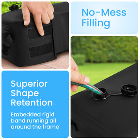 Rhino BaseMate all-weather base withstands outdoor conditions for year-round use