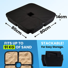 Rhino BaseMate fits square, round, and x-shaped bases for universal use.