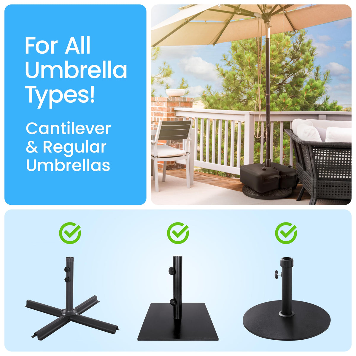 Rhino BaseMate stable base for seasonal umbrella use