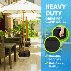 Rhino BaseMate black finish adds sleek style to your patio