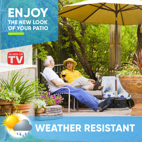 Rhino BaseMate sand-filled base offers reliable wind stability