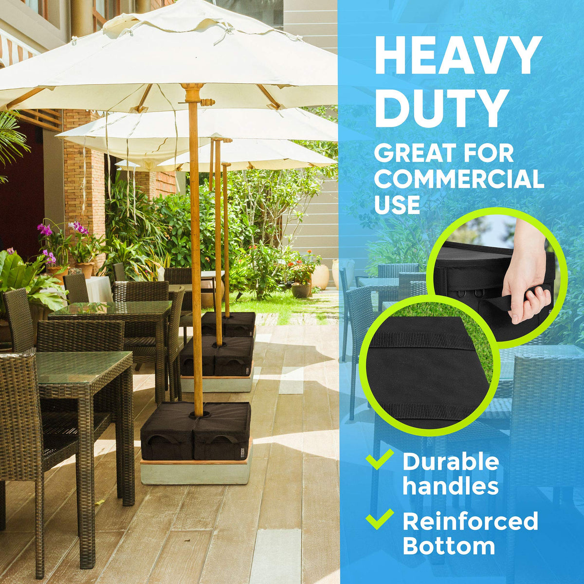 Rhino BaseMate compatible with most offset and cantilever stands.
