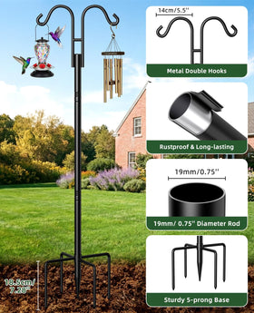 Rhino Valley 5-prong base delivers stable, wind-resistant support