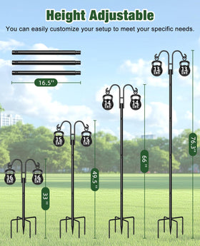 Rhino Valley 3/4-inch steel pole provides heavy-duty load capacity