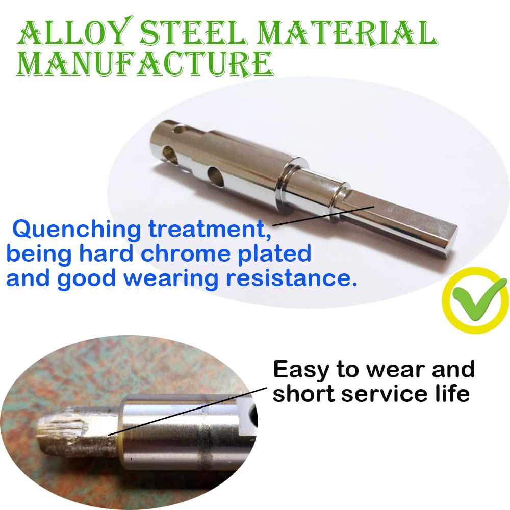 RHKING adapter shows inner diameter compatibility for 3/4 and 7/8 inch shafts.