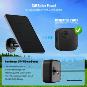 Rhorawill solar panel wall mount 360° for easy outdoor installation