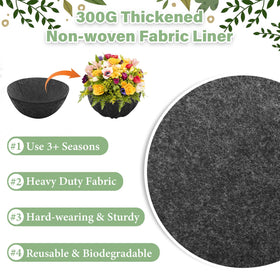 Riare 300 g thickened non woven fabric liner odor-free for safe home use.