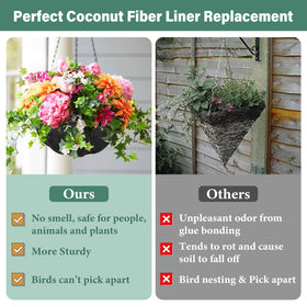 Riare anti-bird nesting liner prevents nesting and looks neat.