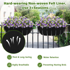 Riare liner prevents bird nesting while keeping soil contained