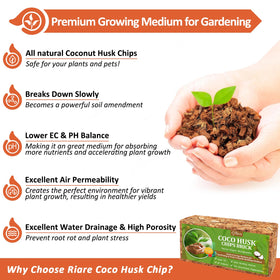 Riare Coco Chips demonstrate aeration for healthier root growth