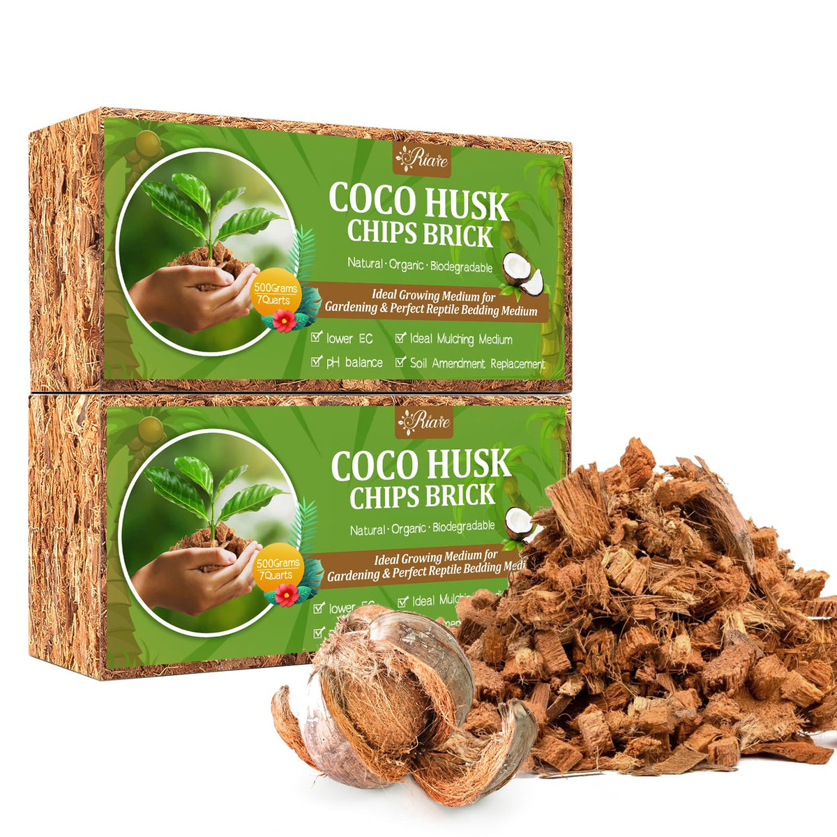 Riare Coco Chips brick setup expands into seven quarts of substrate