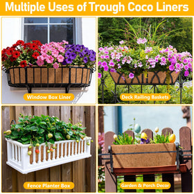 Riare coconut-liner-ready-to-use demonstrates simple installation steps.