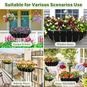 Riare durable felt planter liner for vegetables and flowers