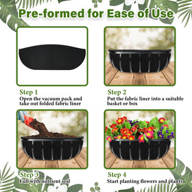 Riare pre-formed liner is easy to place and trim