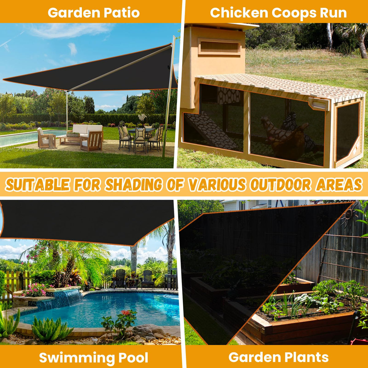 Riare durable shade cloth suitable for pergolas and porches